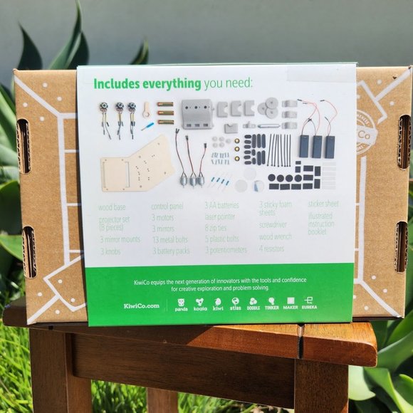 NEW KiwiCo. Kiwi Co. Geometric Laser Projector Science Kit STEM Craft Learning K - Picture 8 of 12